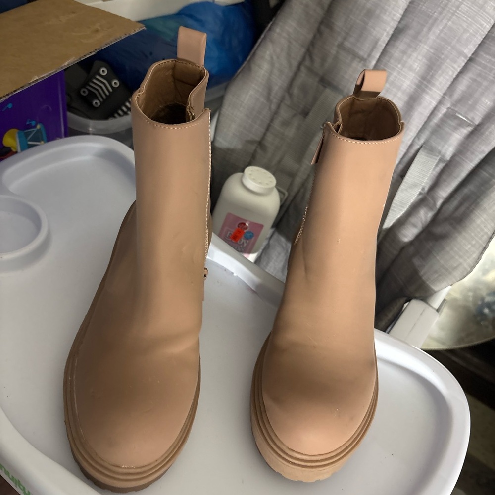 Otherwild Nude Ankle Boots